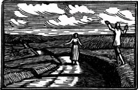 wood-engraving of a May Morning